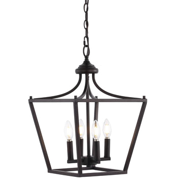 Camden Iron Classic Midcentury Pendant Lantern - JONATHAN Y
